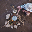 Xergur Camping Tripod Board - Turn Branches into Campfire Tripod