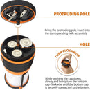 AYL 1800 Lumen LED Battery Powered Lantern With 4 Light Modes