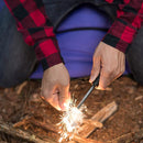 5-in-1 Fire Starter with Compass, Paracord, and Whistle