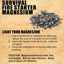 Magnesium Shavings To Spark Fire