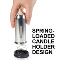 UCO Candlelier Deluxe Aluminum Candle Lantern Holds 3 Candles