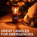 UCO 9-Hour White Candles for UCO Candle Lanterns and Emergency Preparedness
